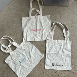Realisation par tote bags